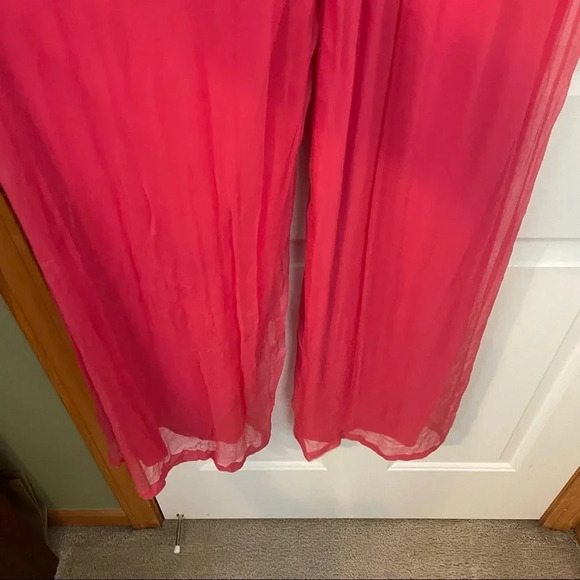 Bl-NK London Anthropologie Janet Pink Ruffled Jumpsuit - Picture 12 of 14